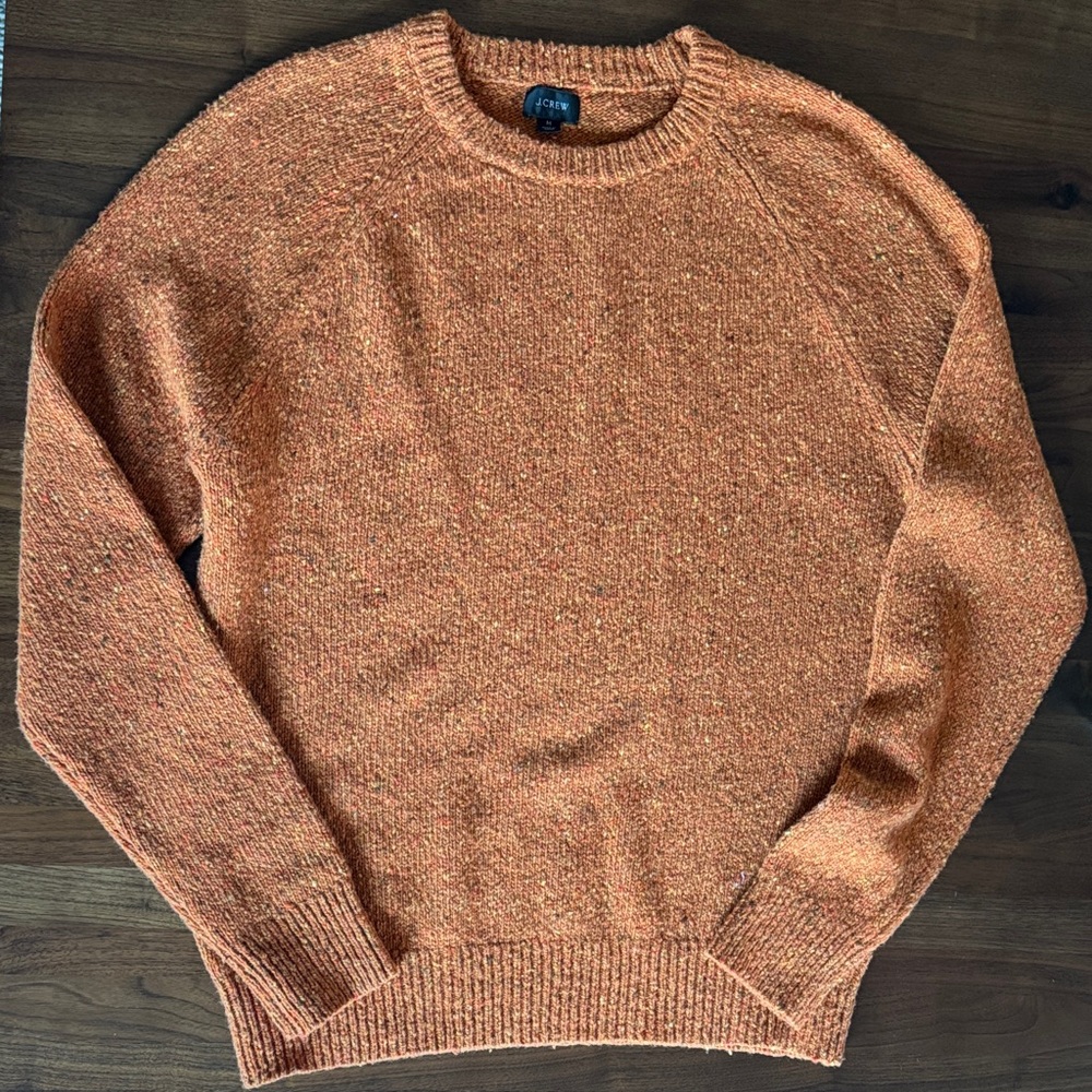 Men's J Crew Orange Sweater